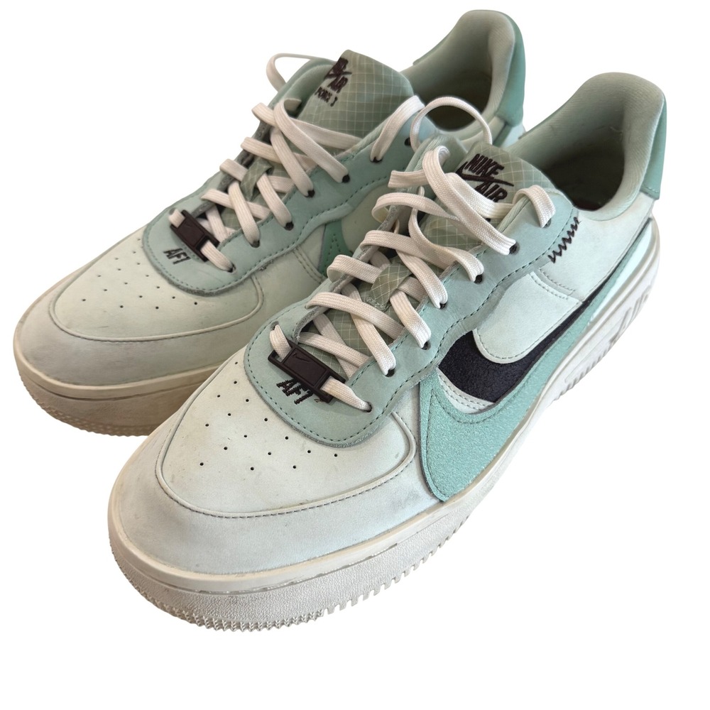 Nike Air Force 1 Low Platform Swoosh Womens Size 10 Sneakers Shoes‎ DX3730-300